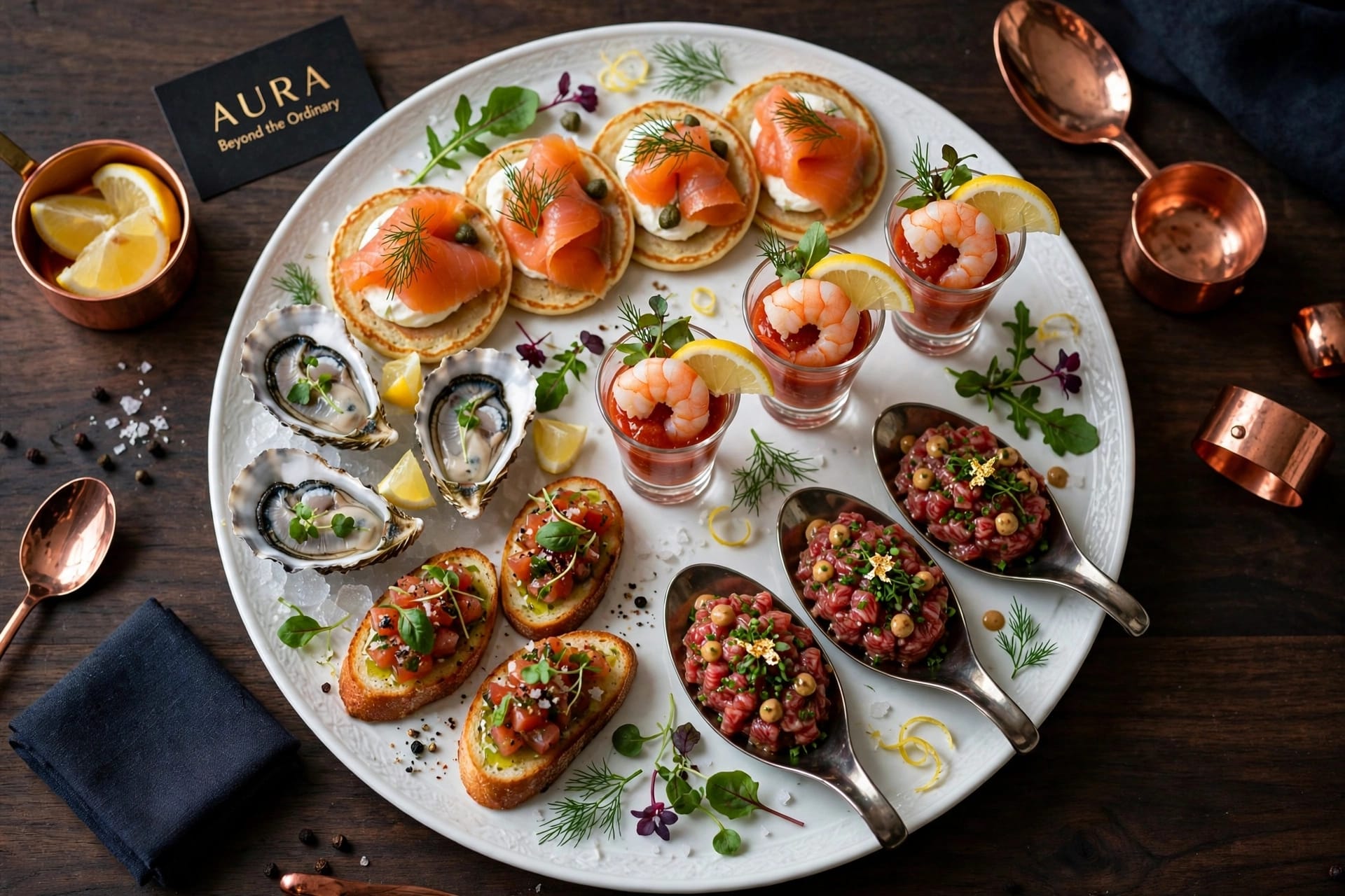 Seafood sharing board